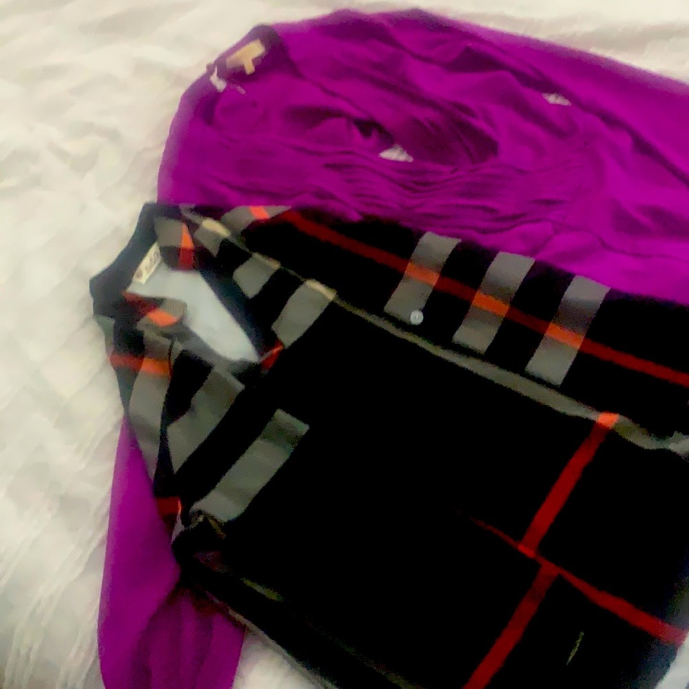 Mini dress and blouse w/ size 8 flats